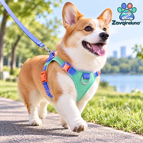 CloudWalk Colorblock Dog Harness — detail view