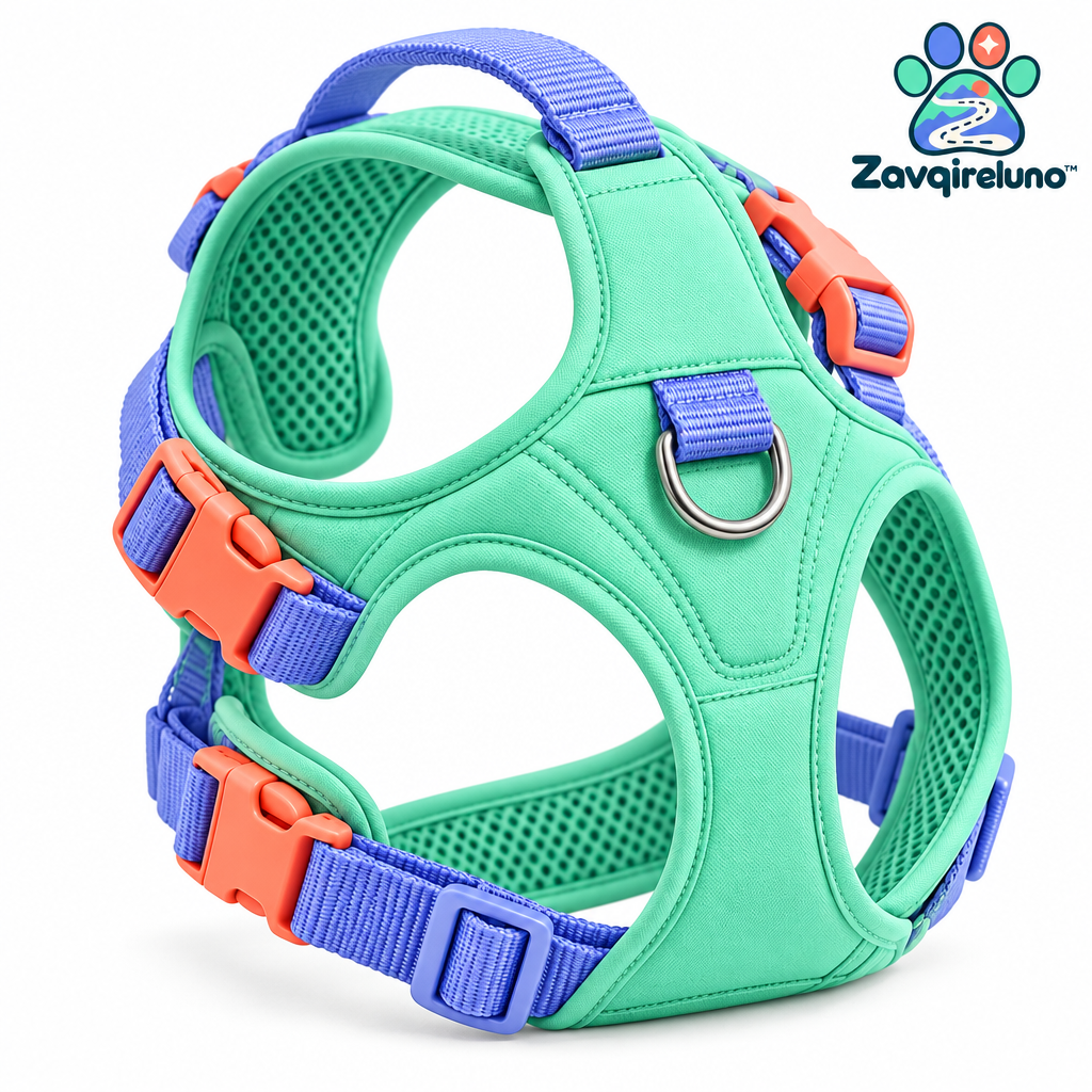 CloudWalk Colorblock Dog Harness — detail view