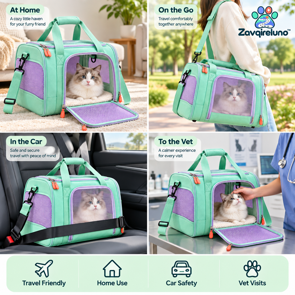 RoamBuddy Soft-Sided Pet Carrier — detail view