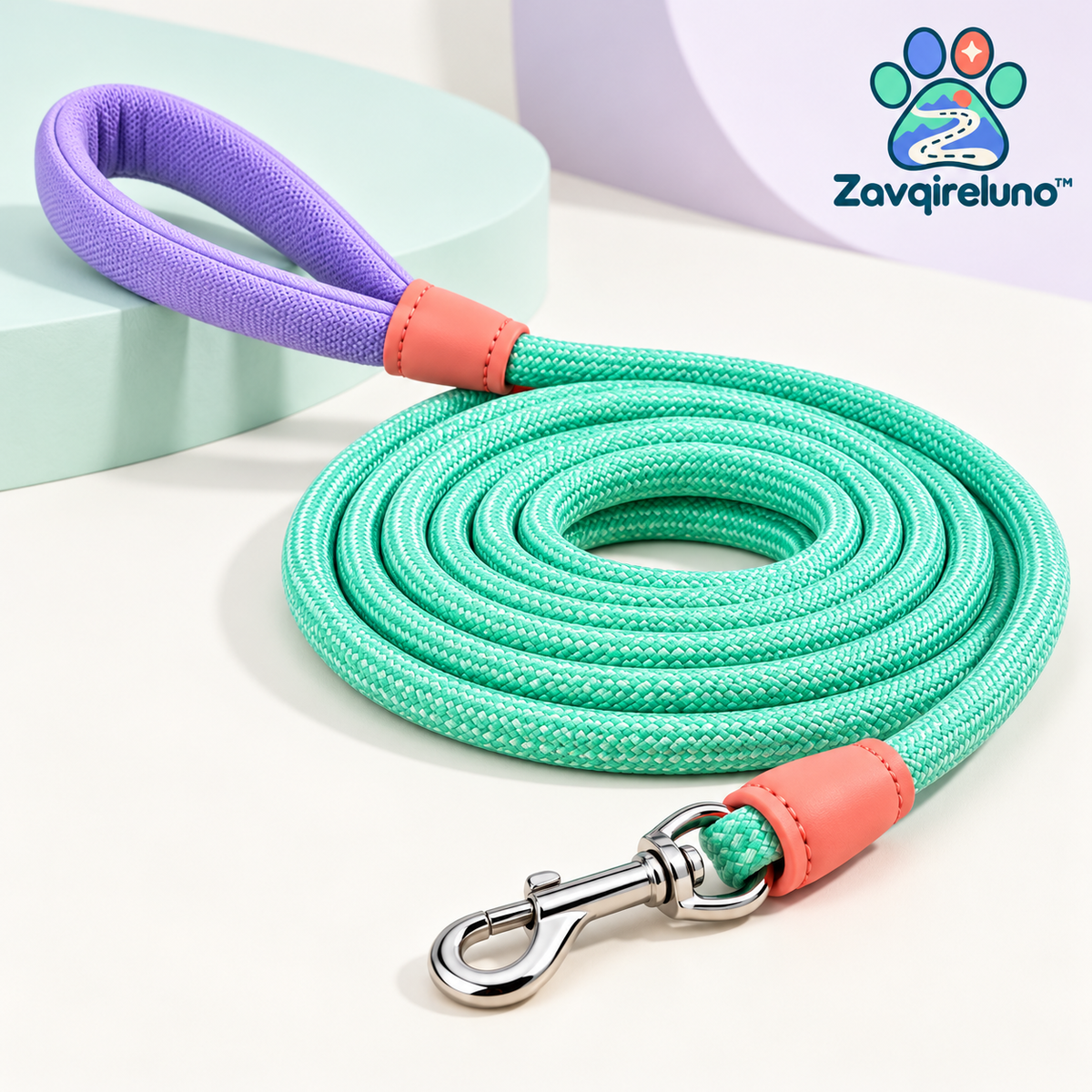 RoamLoop Rope Dog Leash — main view