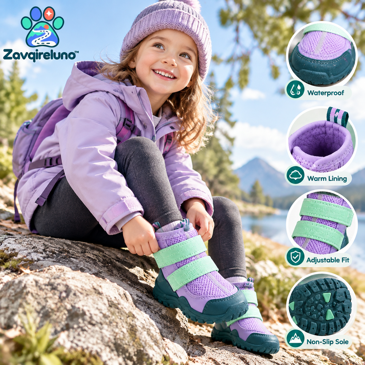 TrailBounce Dog Boots, Set of 4 — detail view